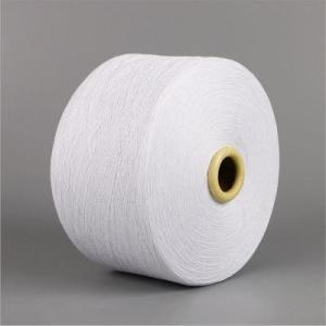 Wholesale bleach: Qiaofu Yarn Recycled Cotton Yarn Factory Manufacture NE6/1 Bleached White Gloves Yarn