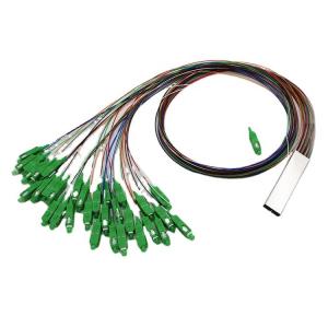 Wholesale tubes connectors: Mini Module Steel Tube Type Fiber Optical Splitter 1*4 PLC Splitter with Connectors