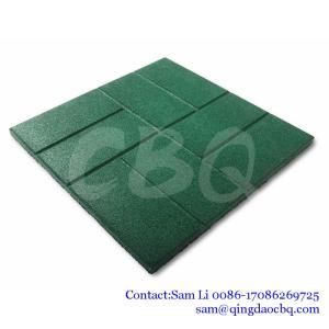 Wholesale rubber brick: CBQ-PLB, Brick Surfaces Rubber Pavers for Outdoor