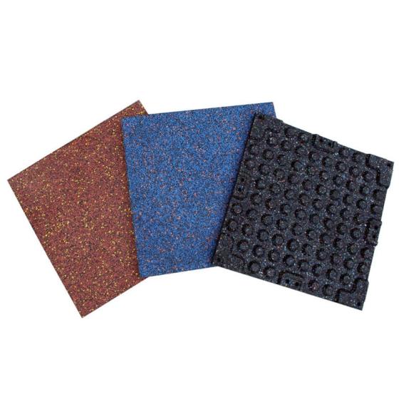 Cbq M03 Square Shape Gym Rubber Flooring Mats With Colorful