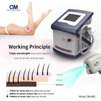 Qm Medical 2024 Portable 3 Wavelength Diode Laser Hair Removal MACHINE-790 808 1060nm Diode Laser Re 4