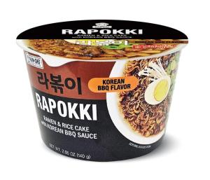 Wholesale ramen: Rapokki (Rice Cake with Non-fried Ramen) Korean BBQ Flavor