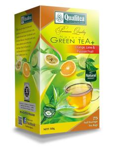 Wholesale passion fruit: All Natural Green Tea with Orange, Lime and Passion Fruit Flavour