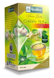 Wholesale green tea: All Natural Green Tea with Ginger & Garlic Flavour