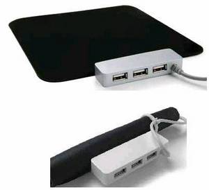 Wholesale mouse pad: 3ports USB Hub Mouse Pad