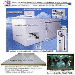 Wholesale tunnel freezer: Refrigeratin System/Cold Room