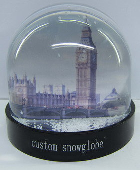 Souvenir United Kingdom London Snow Ball House of Parliament Snowglobe 14cm 