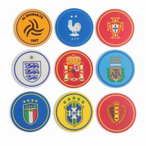 Wholesale Placemats & Coasters: Custom Personalized Waterproof Cup Mat Coasters Soft PVC Coaster 2D/3D Rubber Coaster for Promotion