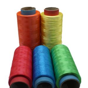 Wholesale aramid fiber fabric: Factory Direct Sales 100-3000D High Tenacity Uhmwpe Fiber Yarn Color Optional
