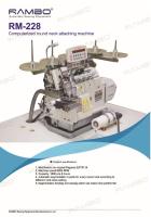 Computerized Round Neck Attaching Machine