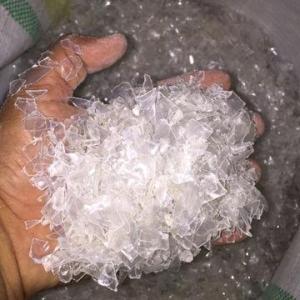 Wholesale recycling: Clean Hot Washed 100% Clear PET Bottle Scrap / PET Flakes /Recycled PET Resin Ready for Sale