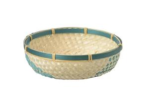 Wholesale organic vegetables: Big Round Bamboo Basket