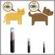 PET Microchip for Animal Identify RFID Injectable Transponder Dog Cat Tag 1.4*8mm ICAR