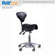 Backrest and Seat Adjustment Dental Chair Pedicure Salon Barber Hairdressing Massage Saddle Stool