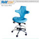 Adjustable Dental  Armchair Hydraulic Stool Doctor Chair with Back Support
