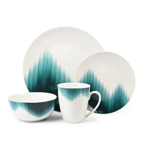 Wholesale decal: Hot Sale 16pcs Porcelain Dinner Set Decal Ombre Color