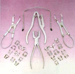 Wholesale rubber: Rubber  Dam  Instruments.Frame/Punches/Forceps and  Clamps.