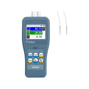 Wholesale two channels thermometer: Two Channels (-200~850 Celsius Degree) High-precision RTD Thermometer with PT1000/PT100 Sensor