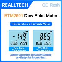 RTM2601 High-accuracy Dew Point Meter Relative Humidity Instrument 3