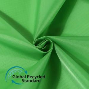 Wholesale down: 210T Plaid Polyester Taffeta Down Jacket Umbrella Recycled Fabric