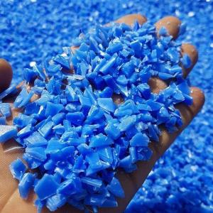 Wholesale ldpe granules scrap: Washed HDPE Blue Drum Regrind / Bale / Flakes / Granules