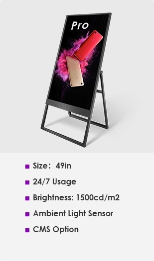 49in Portable Digital Billboard(id:11196935). Buy China Digital ...