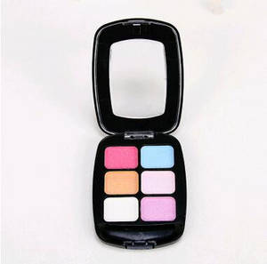 Wholesale cosmetic brush: Beautiful Eyeshadow Makeup Cosmetic 6 Colors with Brush