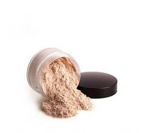 Wholesale cosmetic glitter: Loose Powder with Plastic Round Container with Brush
