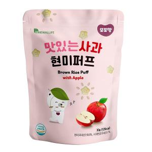 Wholesale baby snack food: DDODDOMAM BROWN RICE PUFFS - 30gx20ea/Ct