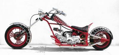 spiderman chopper bike