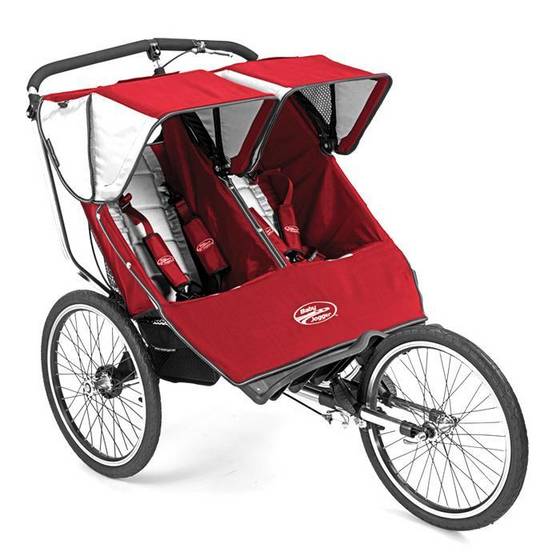 Sell Baby Jogger Performance Series Double Jogging Stroller in Red and ...