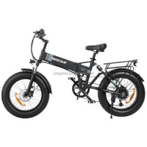 Wholesale folding electric bikes: Customizable Fat Tire Hunting Electric Bikes 750Watt for Office Lady