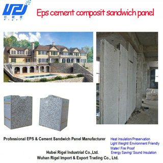 Lightweight Prefab Eps Cement Sandwich Wall Panel For