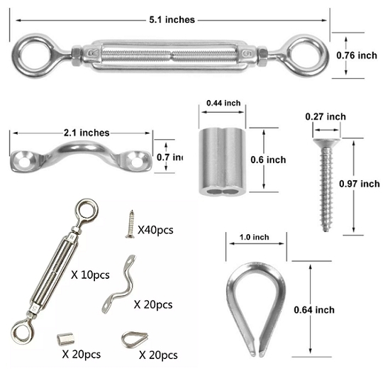 Rigging Hardware Stainless Steel DIN741 Wire Rope Clip (Cable Clip)(id ...