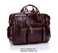 Sell High end good quality leather weekend duffle bag for men