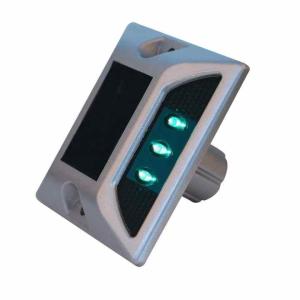 Wholesale aluminum led solar: Solar Power System Aluminum LED Solar Road Stud with Spike