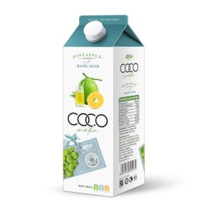 Wholesale fat removement: Coconut Water with Basil Seed and Pineapple Mango Flavor
