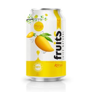 Wholesale mixed canned fruits: Rita Brand 330 Ml Canned MANGO JUICE DRINK