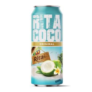 Wholesale fat removement: 500ml Canned RITACOCO Coconut Water Original From RITA Brand