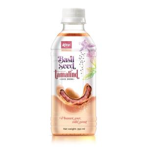 Wholesale drinking yogurt: 330ml Cans Basil Seed Drink with Tamarind Juice From RITA