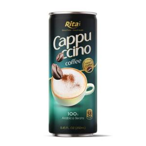 Wholesale canned coffee manufacturers: Premium 250ml Mocha Coffee Drink VietNam Coffee-bean From RITA Brand