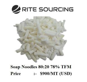 Wholesale soap noodles: Soap Noodles 8020 78% TFM