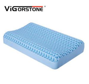 Wholesale bed covers: Amazon Hotsell Good Quality Comfortable Wave Shap Neck Support Elastomer Tpe Material Latex Pillow