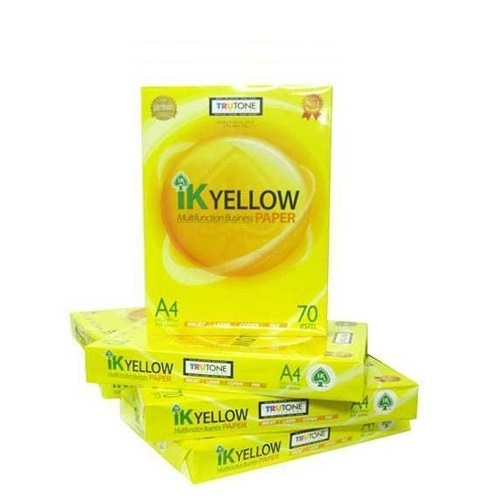 IK Yellow A4 Copy Paper 70gsm/75gsm/80gsm(id:11302882). Buy Indonesia ...