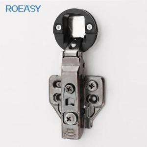 Wholesale furniture hinge: Ch-593a 3D 35mm Cup Clip Soft-closing Glass Hinge with 3D Adjustment Base