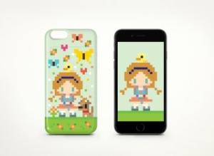Wholesale mobile accessory: Talk Dolls IPHONE6 Mirror Case 'Dot Nana'