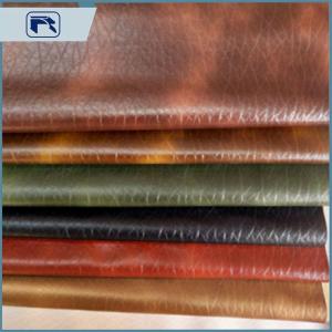 Wholesale sofa leather: 0.7MMPU Artificial Leather Set Color Leather Home Soft Bag Sofa Cushion Leather Fabric Wholesale