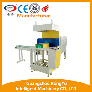 Wholesale omron plc: Automatic PE/PVC/POF Film Cosmetic /Food /Medicine Box Heating Shrink Wrapping Packing Machine