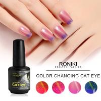 RONIKI Color Changing Cat Eye Gel,Colorful Cat Eye Gel...