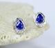 Sell 925 Sterling Silver Earring Blue Lab Grown Sapphire Women Jewelry